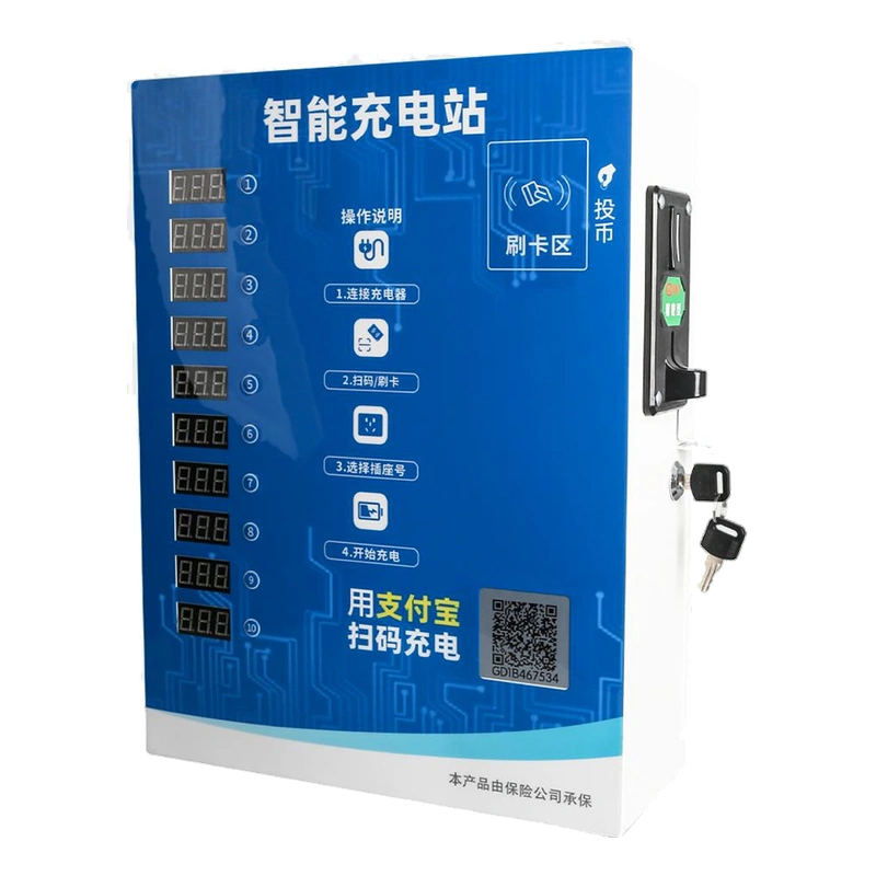 10-Port Multi-Vehicle Smart Charging Hub